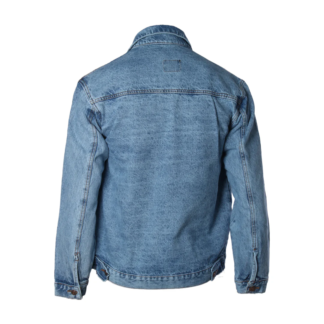Chaqueta en Jean Stone Claro - Image 3