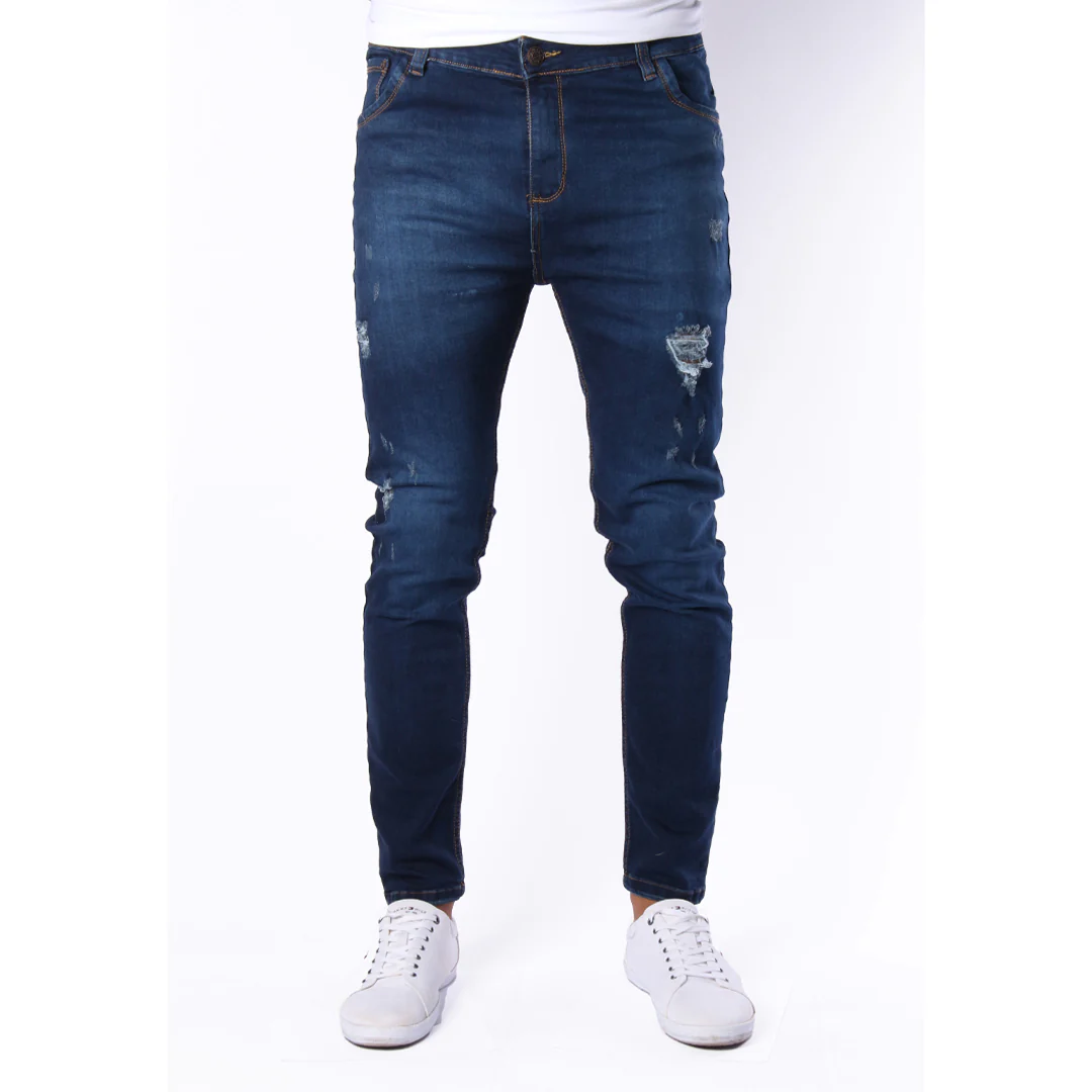 Jean Skinny | Azul Medio con Rotos CL2242