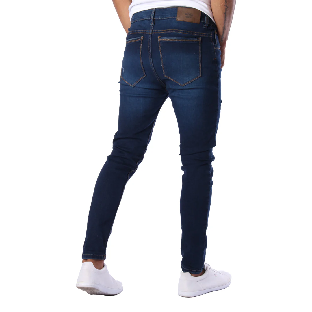 Jean Skinny | Azul Medio con Rotos CL2242 - Image 2