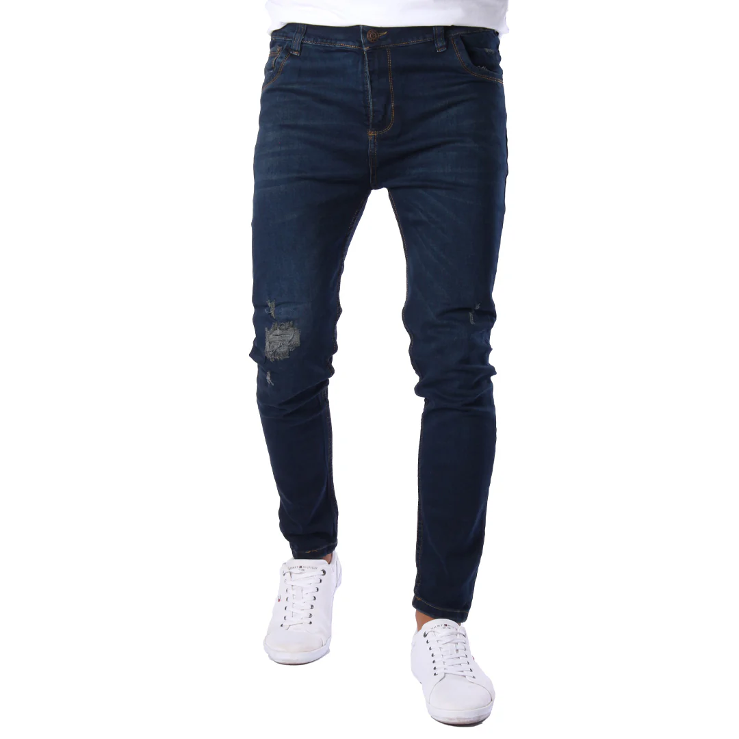 Jean Skinny | Azul Oscuro con Rotos CL2244