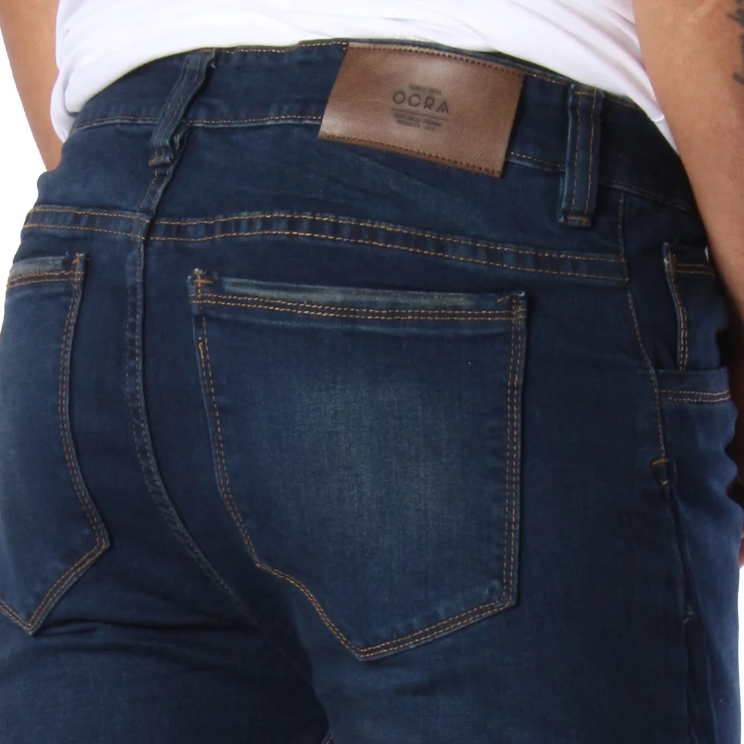 Jean Skinny | Azul Oscuro con Rotos CL2244 - Image 3
