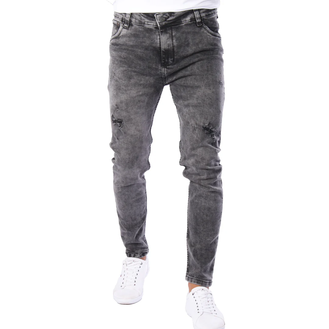 Jean Skinny | Gris con desgastes CL2238