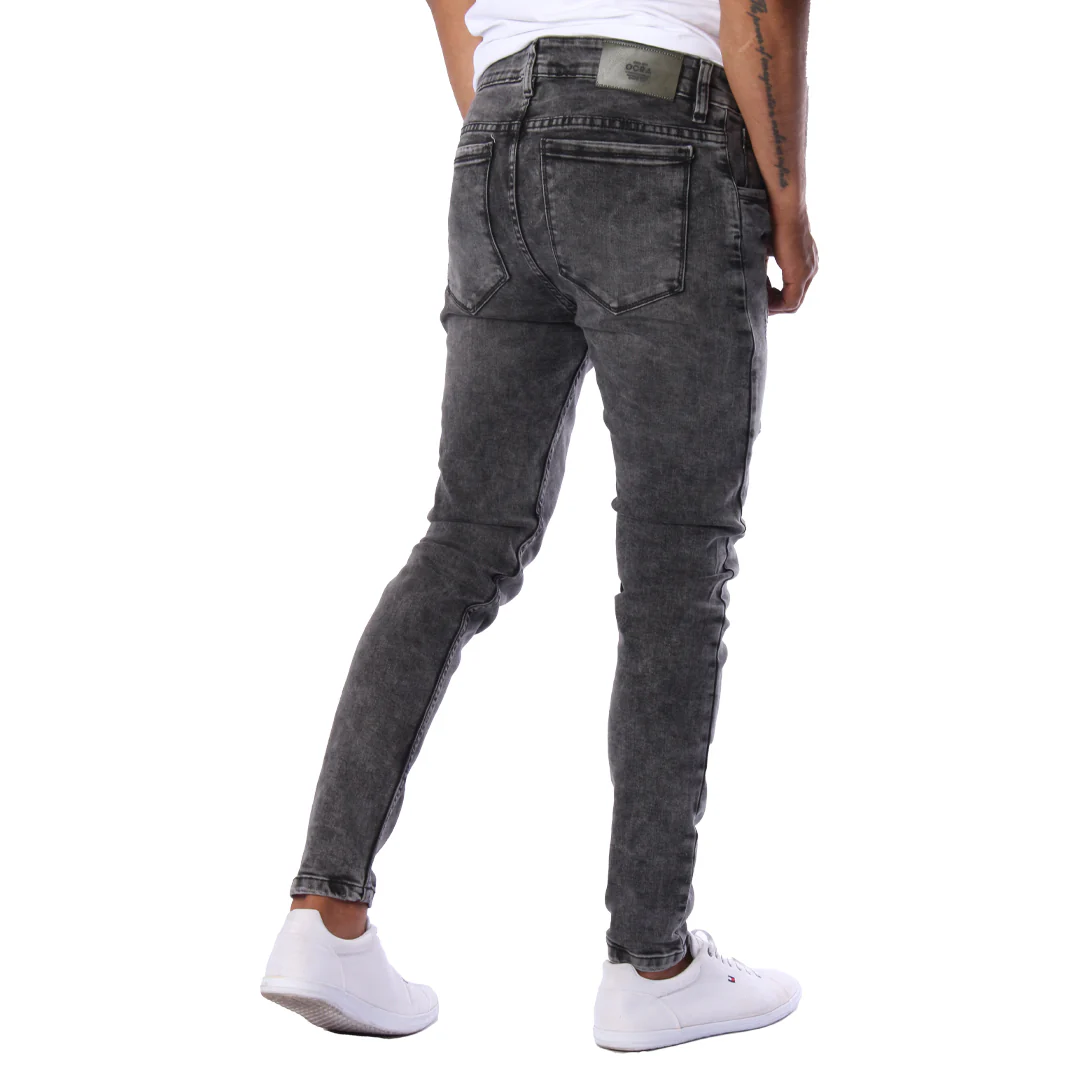 Jean Skinny | Gris con desgastes CL2238 - Image 2