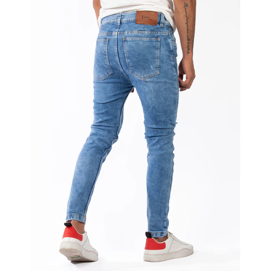 Skinny Jean | Azul Medio con Rotos CL2231 - Image 2