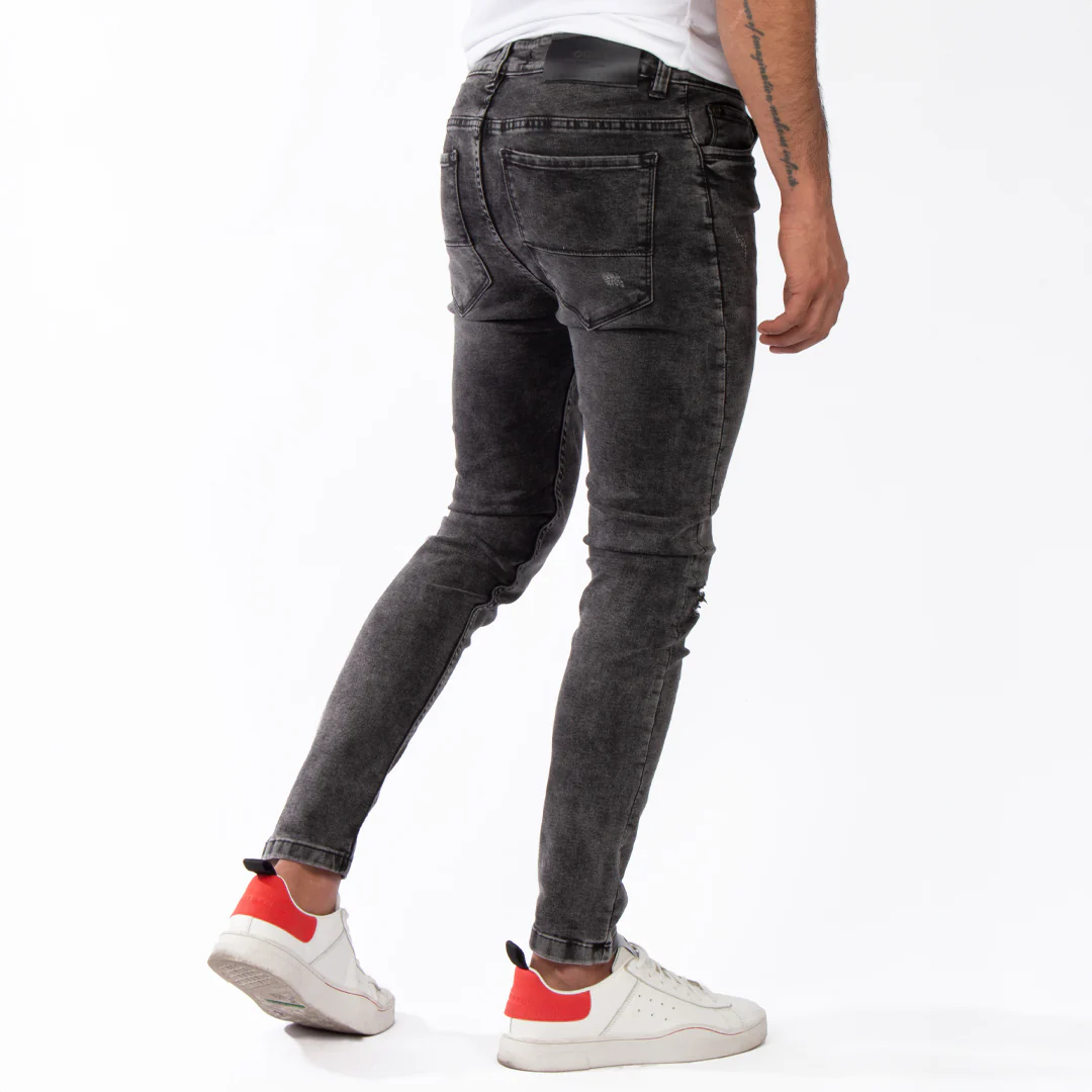 Super Skinny Jean | Gris con Desgastes CL2225 - Image 2