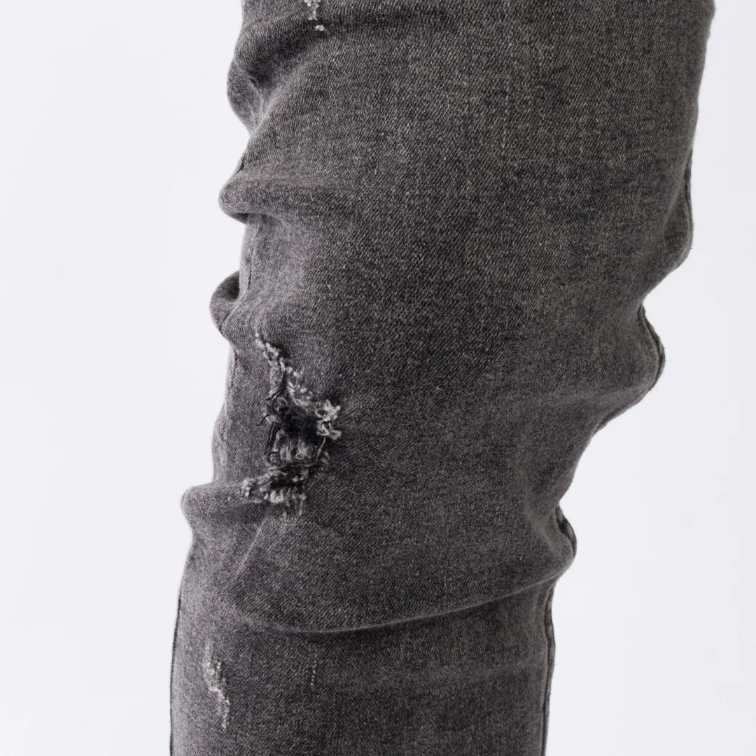 Super Skinny Jean | Gris con Desgastes CL2225 - Image 4