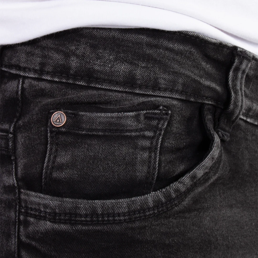 Skinny Jean | Gris Oscuro con Desgastes CL2224 - Image 4